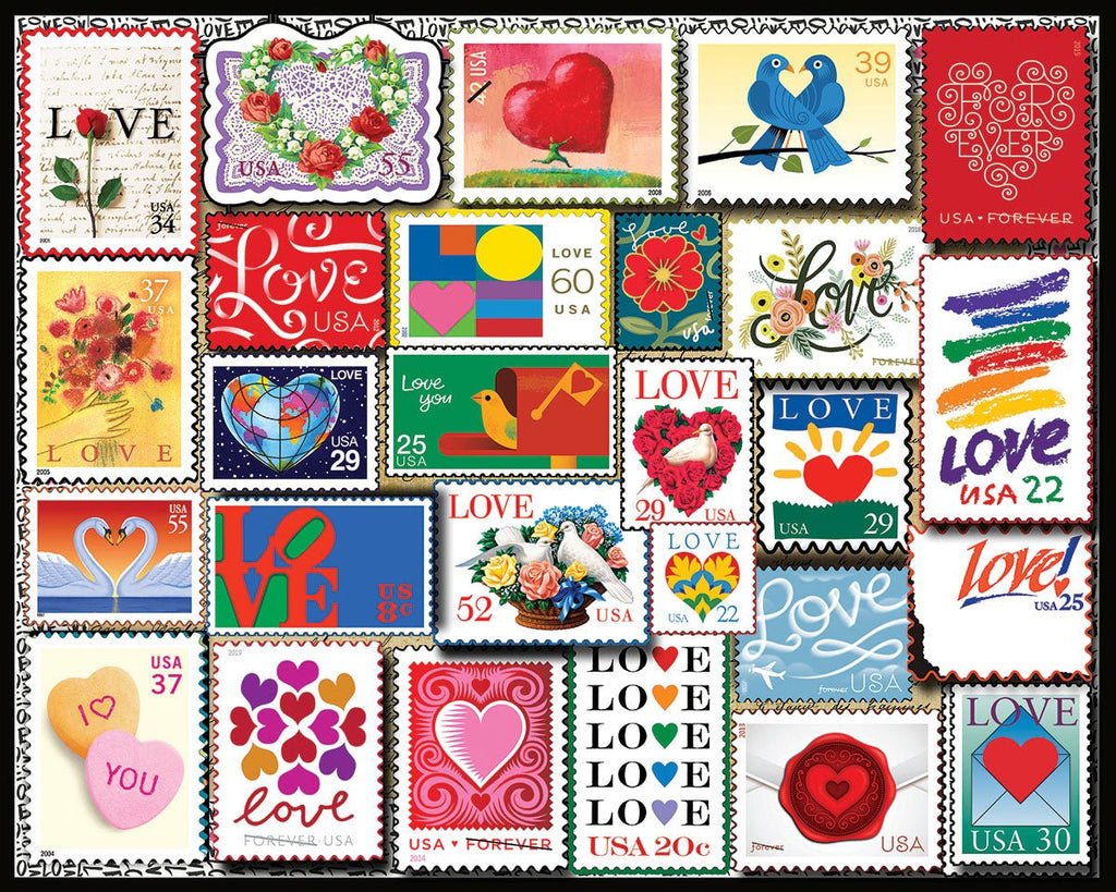 Love Stamps (1510pz) - 1000 Pieces
