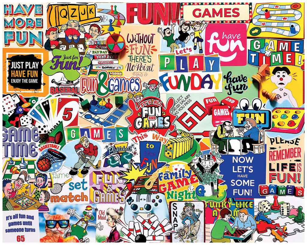 It’s All Fun & Games (1902pz) - 1000 Piece Jigsaw Puzzle