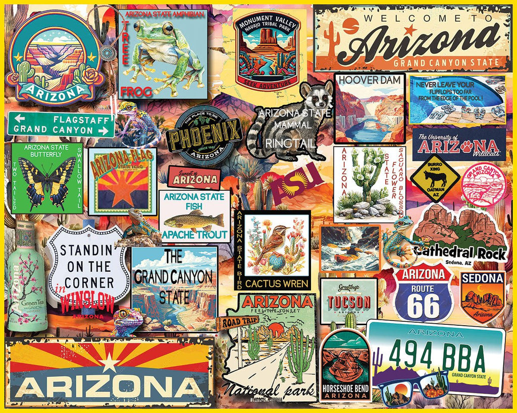 I Love Arizona (1980pz) - 1000 Piece Jigsaw Puzzle