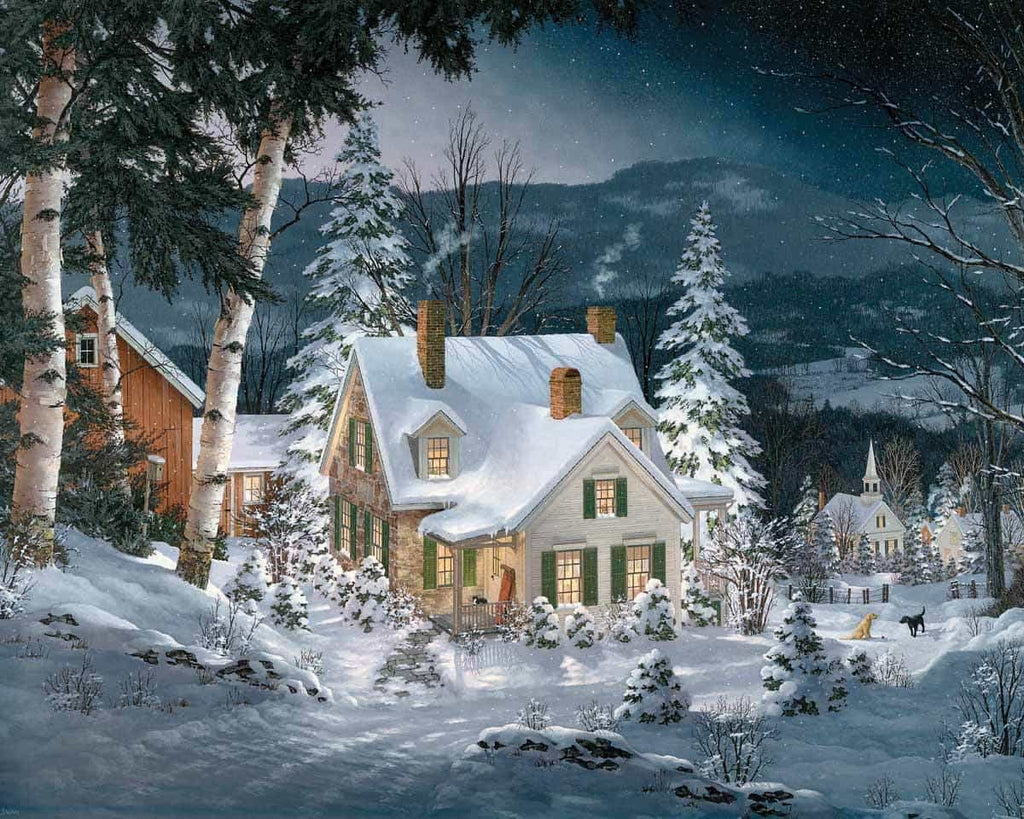 1000 Piece Jigsaw Puzzle - Christmas Stamps – White Mountain Puzzles